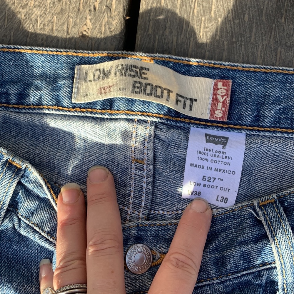 Levi’s 527 Low Rise Boot Fit Jeans 36 x 30 - Picture 5 of 5